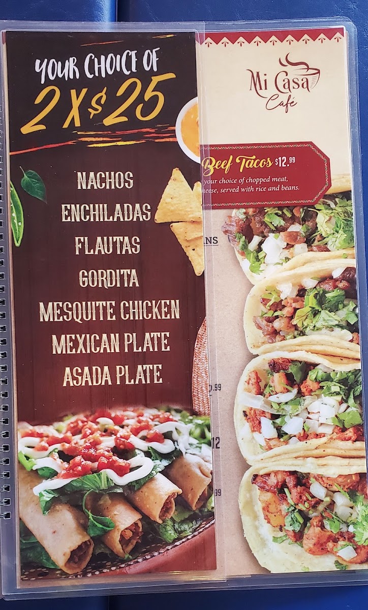 Mi Casa Cafe Menu - Image 3