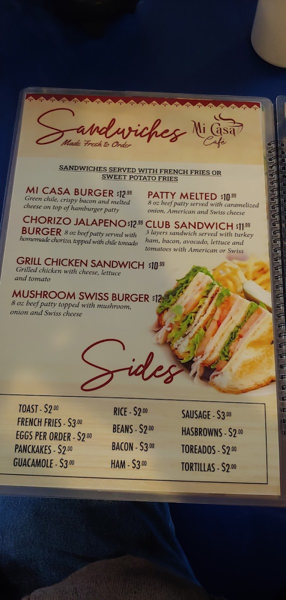 Mi Casa Cafe Menu - Image 4